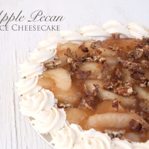 Apple Pecan Spiced Cheesecake